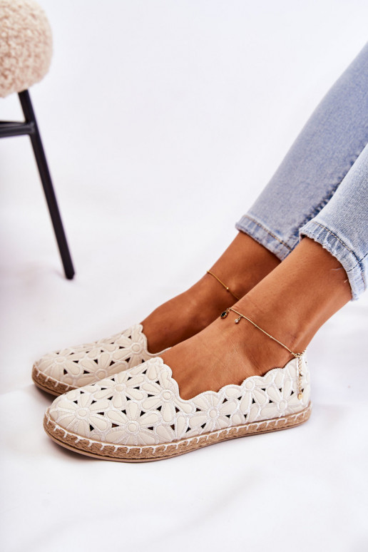 Dames Persistent model Ballerinas met bloemen Initte kleur Vennice