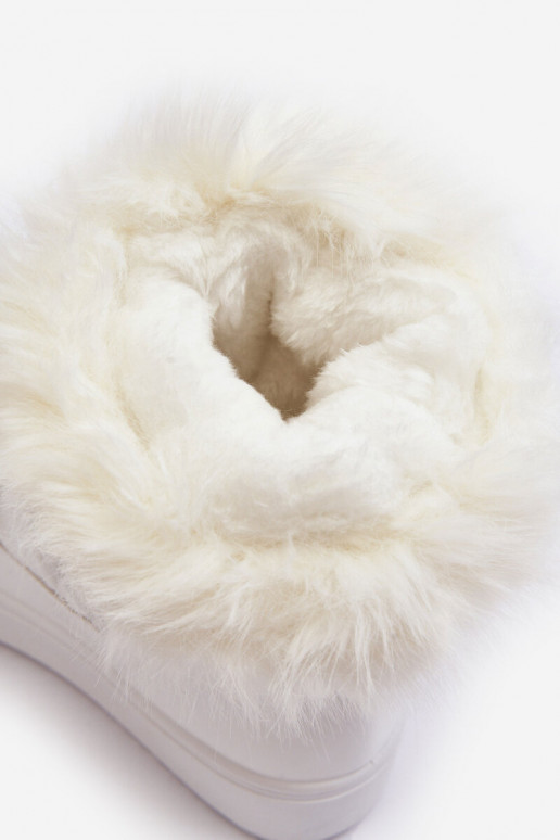 Dames SneeuIn laarzen met veters Initte kleur Santero - Initte kleur