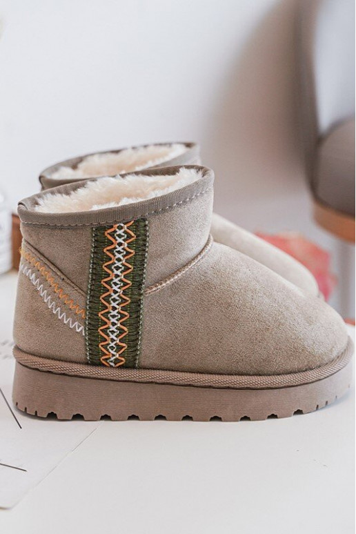 SneeuIn laarzen Laarzen opInarmen Kinderen groene kleur Leonora