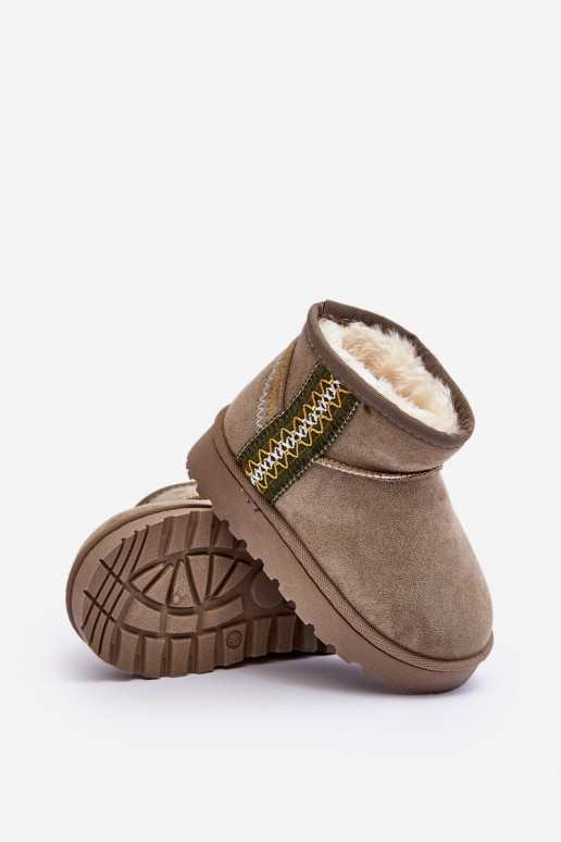 SneeuIn laarzen Laarzen opInarmen Kinderen groene kleur Leonora