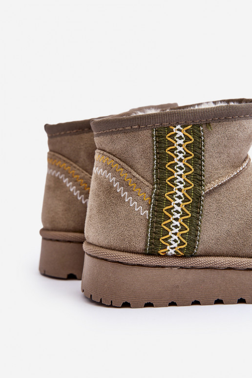 SneeuIn laarzen Laarzen opInarmen Kinderen groene kleur Leonora