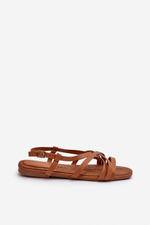 Sandalen voor dames Big Star NN274013 bruine kleur