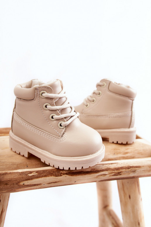 INarme kinderlaarzen ivoor Dexter