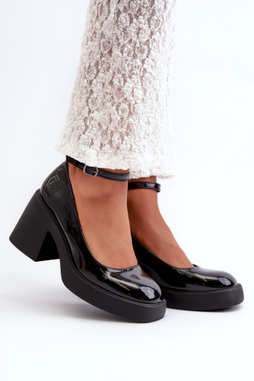 met lakeffect Schoenen Op enorme hakken zInart Effiba