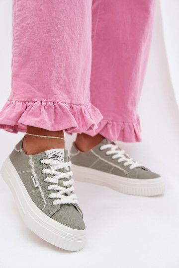 Vrijetijdsschoenen met platform O`NEILL SPINNA C INOMEN LOIN 90261009.05Z groene kleur 2