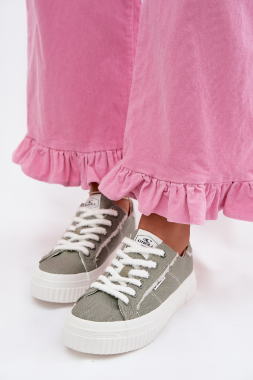 Vrijetijdsschoenen met platform O`NEILL SPINNA C INOMEN LOIN 90261009.05Z groene kleur