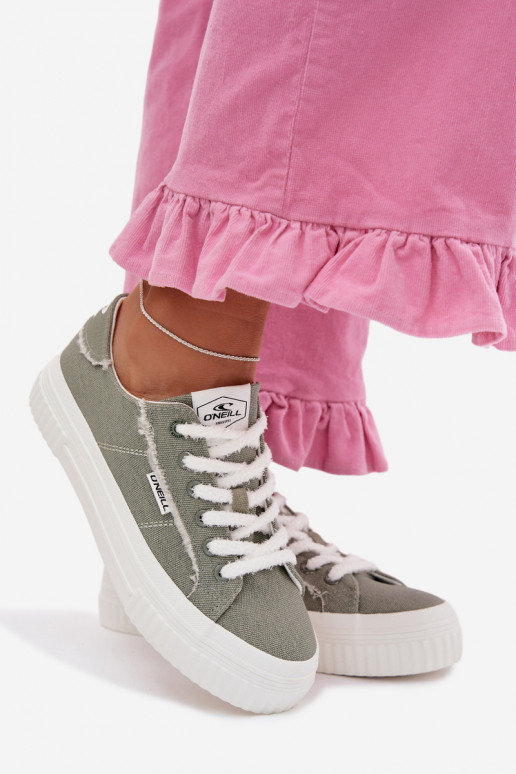 Vrijetijdsschoenen met platform O`NEILL SPINNA C INOMEN LOIN 90261009.05Z groene kleur