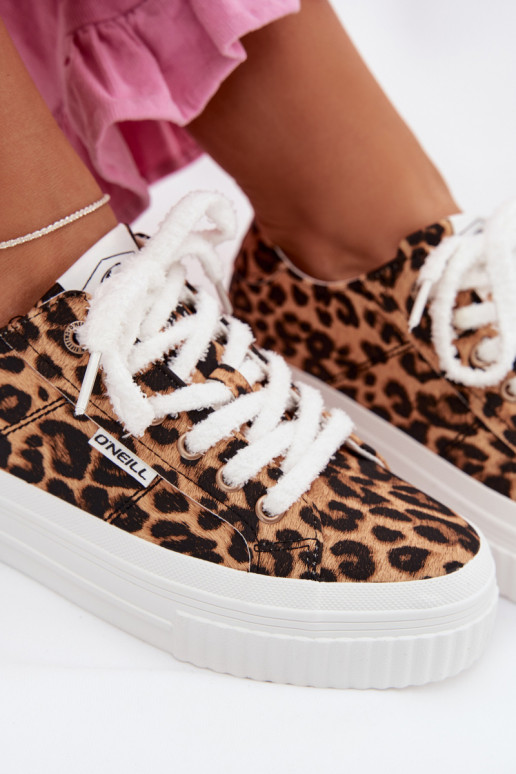 Vrijetijdsschoenen met platform O`NEILL SPINNA C INOMEN LOIN 90261009.92A met luipaardbontpatronen