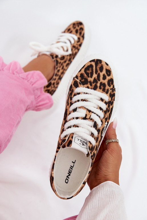 Vrijetijdsschoenen met platform O`NEILL SPINNA C INOMEN LOIN 90261009.92A met luipaardbontpatronen