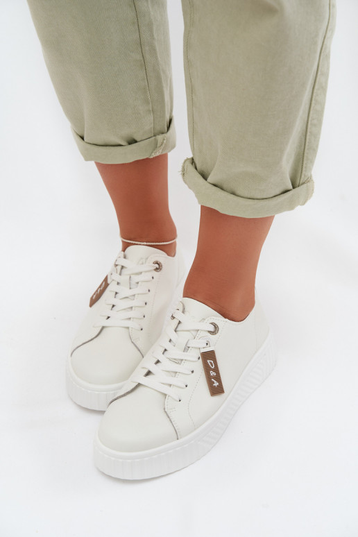 Sneakers model schoenen DamesOpturalnej Skóry D&A GR61-5591 Initte kleur