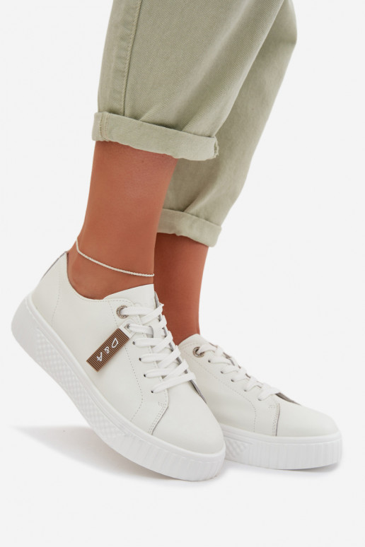 Sneakers model schoenen DamesOpturalnej Skóry D&A GR61-5591 Initte kleur