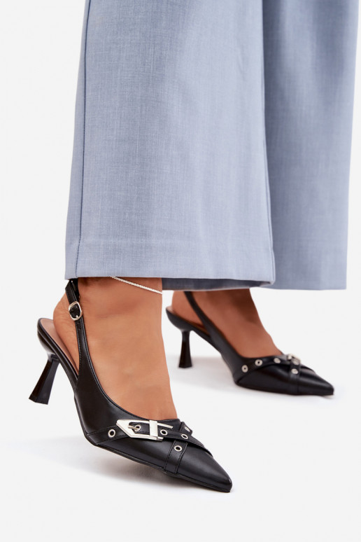 Dames sandalen met dunne hakken Met Strepen I met gespen zInart Parina