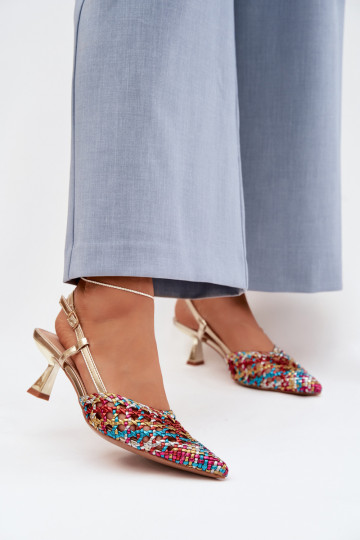 Sandalen met patroon Dames met hakken Verschillende kleuren Selinae 2