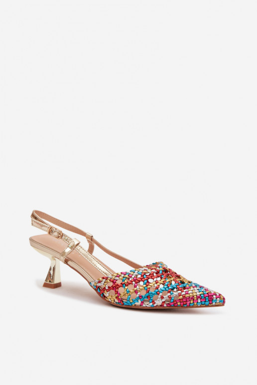 Sandalen met patroon Dames met hakken Verschillende kleuren Selinae