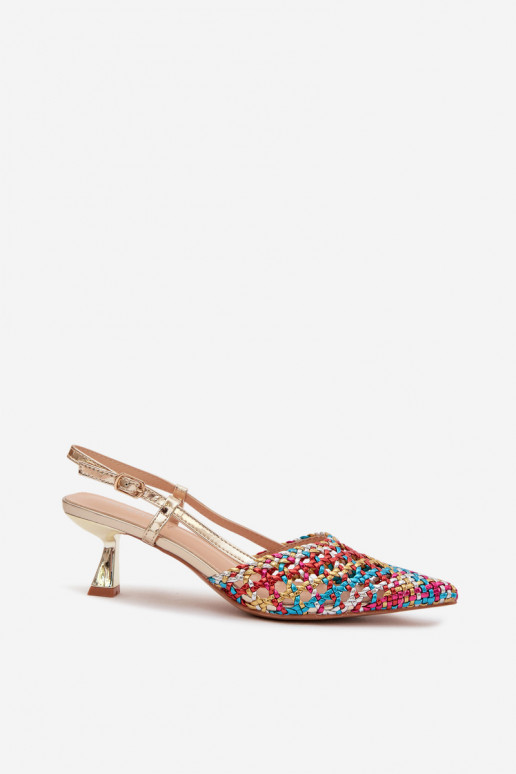 Sandalen met patroon Dames met hakken Verschillende kleuren Selinae