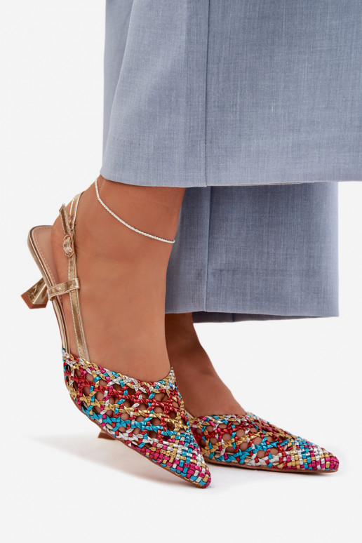 Sandalen met patroon Dames met hakken Verschillende kleuren Selinae