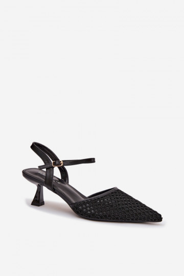 Dames sandalen met hakken met rooster zInart Brilora 2