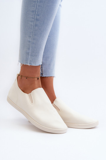 Dames Sneakers vrijetijdsschoenen Slip-On beige Lovinia 2
