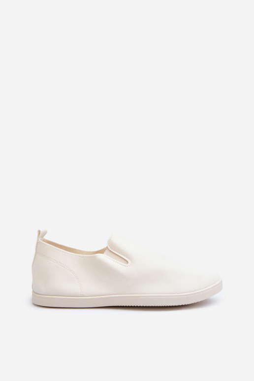 Dames Sneakers vrijetijdsschoenen Slip-On beige Lovinia