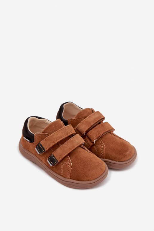 Leer schoenen Barefoot Kinderen Bartek 8600363 bruine kleur