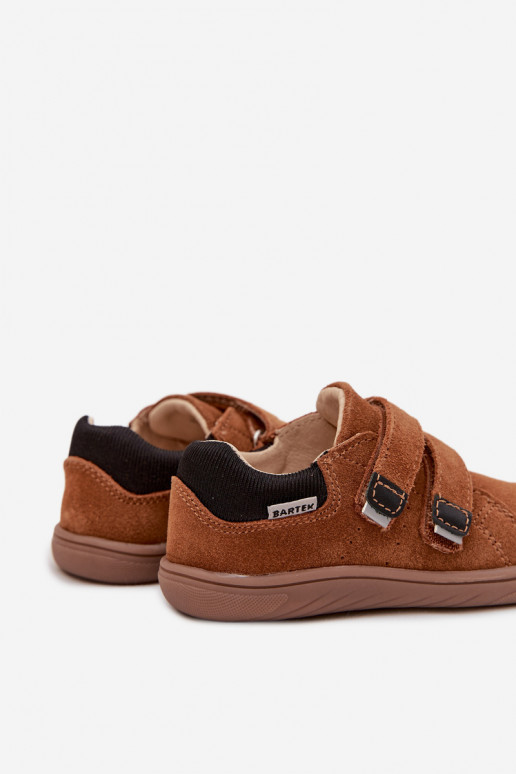Leer schoenen Barefoot Kinderen Bartek 8600363 bruine kleur