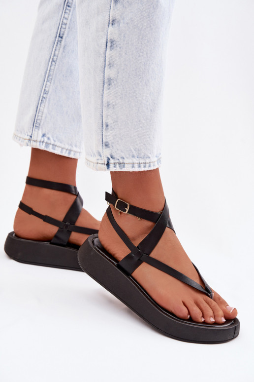 sandalen door de vinger Dames met platform zInart Gelira