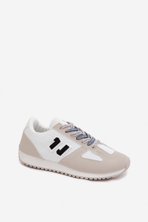 Sneakers model schoenen Dames Met sierlijk Vetersluitingm grijs Henira