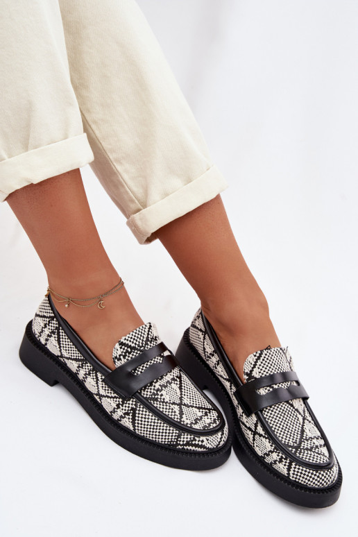 dames mocassins Met patroon zInart Barisa