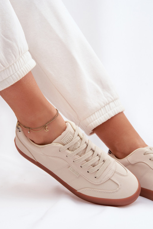 Sneakers model schoenen Dames materiaal Big Star TT274358 beige