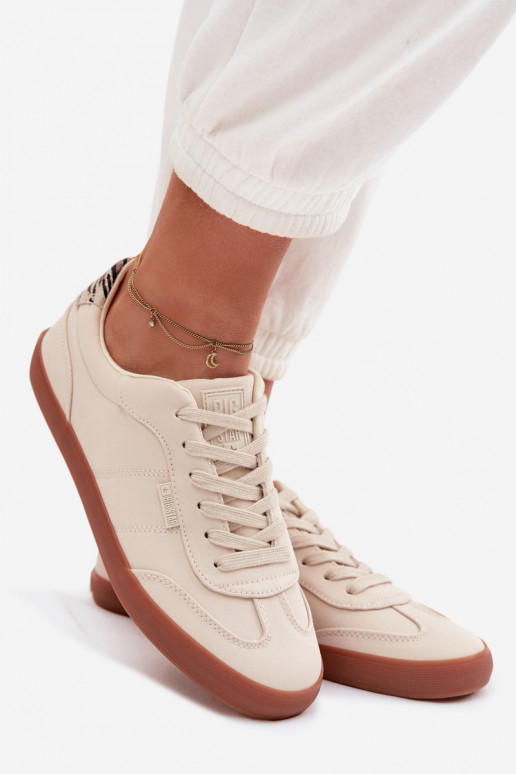 Sneakers model schoenen Dames materiaal Big Star TT274358 beige