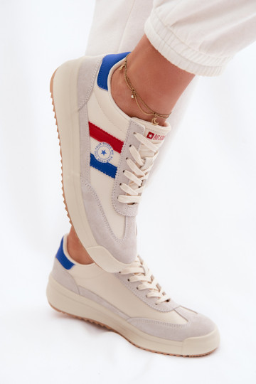 Dames sneakers in sportieve stijl Big Star TT274161 zandkleur