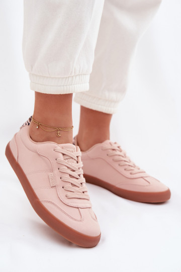 Dames sneakers in sportieve stijl Big Star TT274359 roze