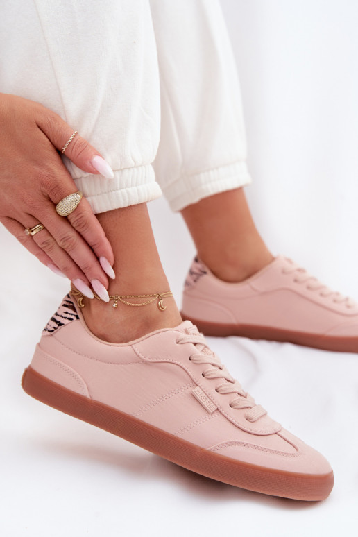 Sneakers model schoenen Dames materiaal Big Star TT274359 roze