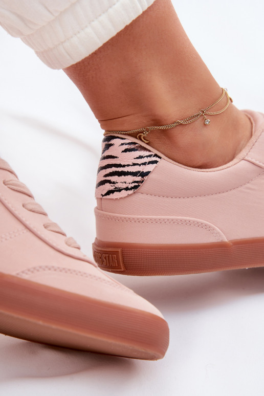 Sneakers model schoenen Dames materiaal Big Star TT274359 roze