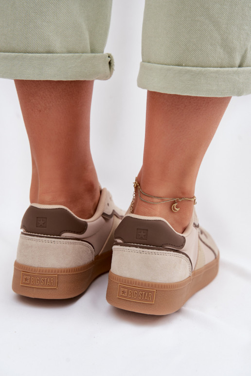 Sneakers model schoenen Dames Big Star TT274174 beige