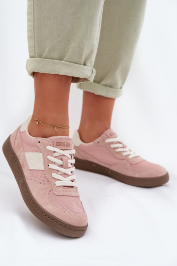Dames sneakers in sportieve stijl Big Star TT274175 roze 2
