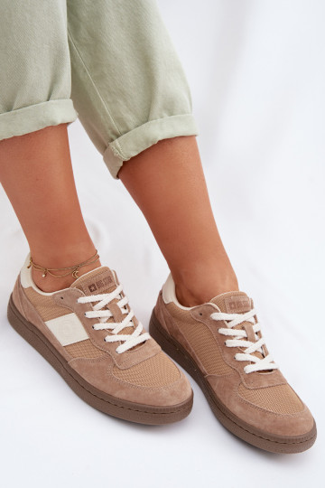 Dames sneakers in sportieve stijl Big Star TT274177 ivoorkleur