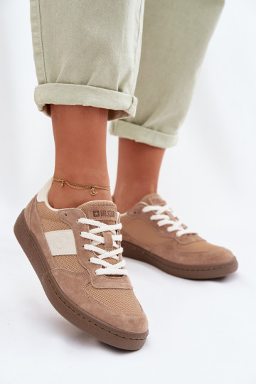 Dames sneakers in sportieve stijl Big Star TT274177 ivoorkleur 2