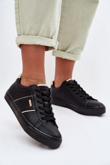 Sneakers model schoenen Dames met elementen van opengeInerkt Big Star TT274290 zInart 2