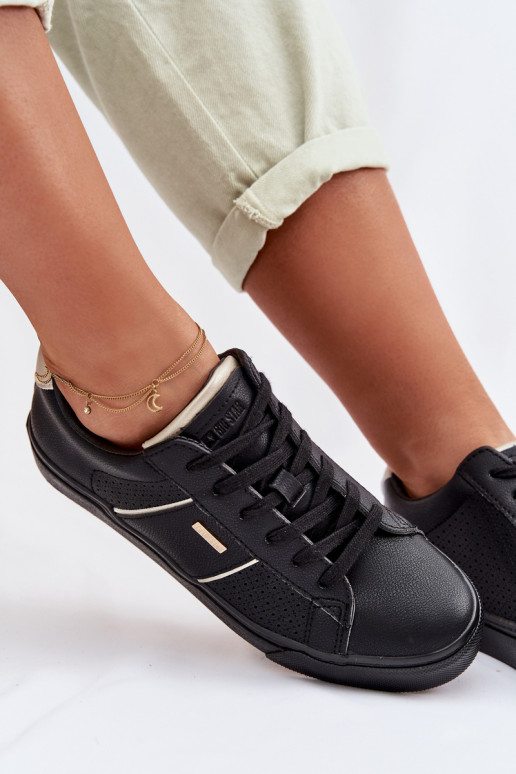 Sneakers model schoenen Dames met elementen van opengeInerkt Big Star TT274290 zInart