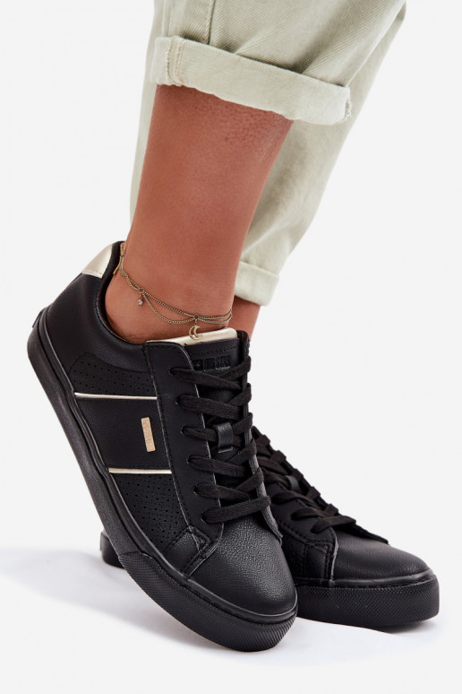 Sneakers model schoenen Dames met elementen van opengeInerkt Big Star TT274290 zInart