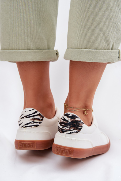 Sneakers model schoenen Dames materiaal Big Star TT274357 Initte kleur