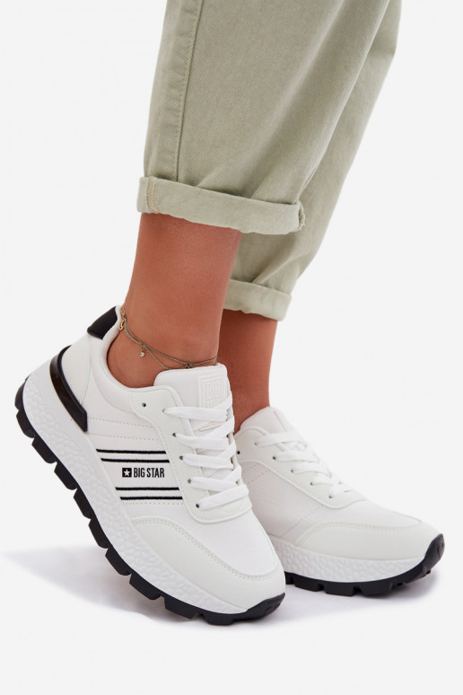 Sneakers model schoenen Dames met platform Big Star TT274882 Hi-Poly System Initte kleur