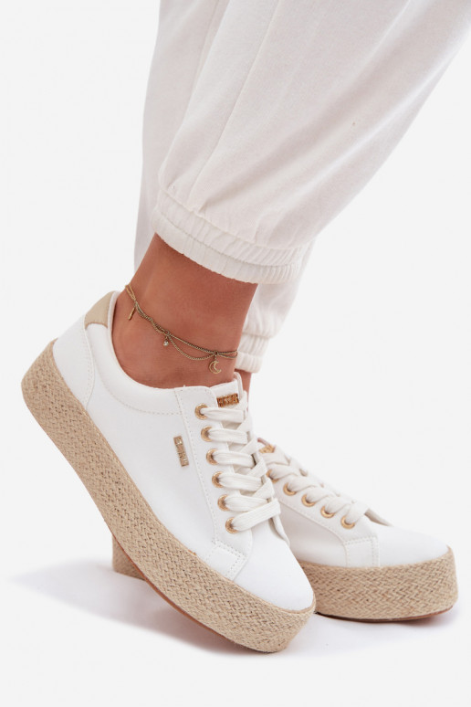 vrijetijdsschoenen Espadrilles met platform Big Star TT274349 Initte kleur