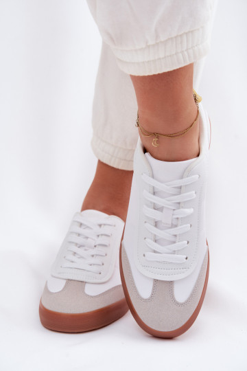 Dames sportieve schoenen Big Star TT274421 witte kleur
