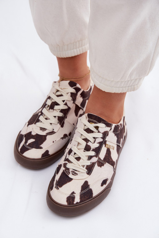 Sneakers model schoenen Dames IN Łaty Big Star TT274369 INit-bruine kleur