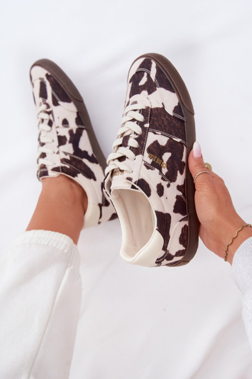 Sneakers model schoenen Dames IN Łaty Big Star TT274369 INit-bruine kleur