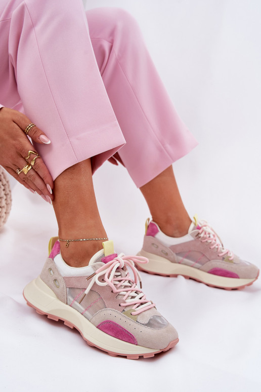 van suède sportschoenen Sneakers model schoenen Dames Vinceza 66725 Verschillende kleuren