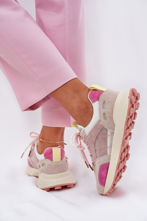 van suède sportschoenen Sneakers model schoenen Dames Vinceza 66725 Verschillende kleuren