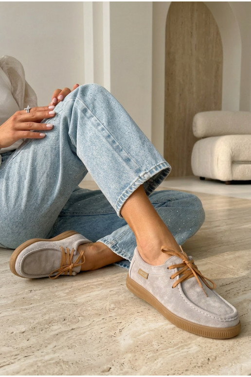 schoenenOpturalnego van suèdeu Vinceza 95391 beige